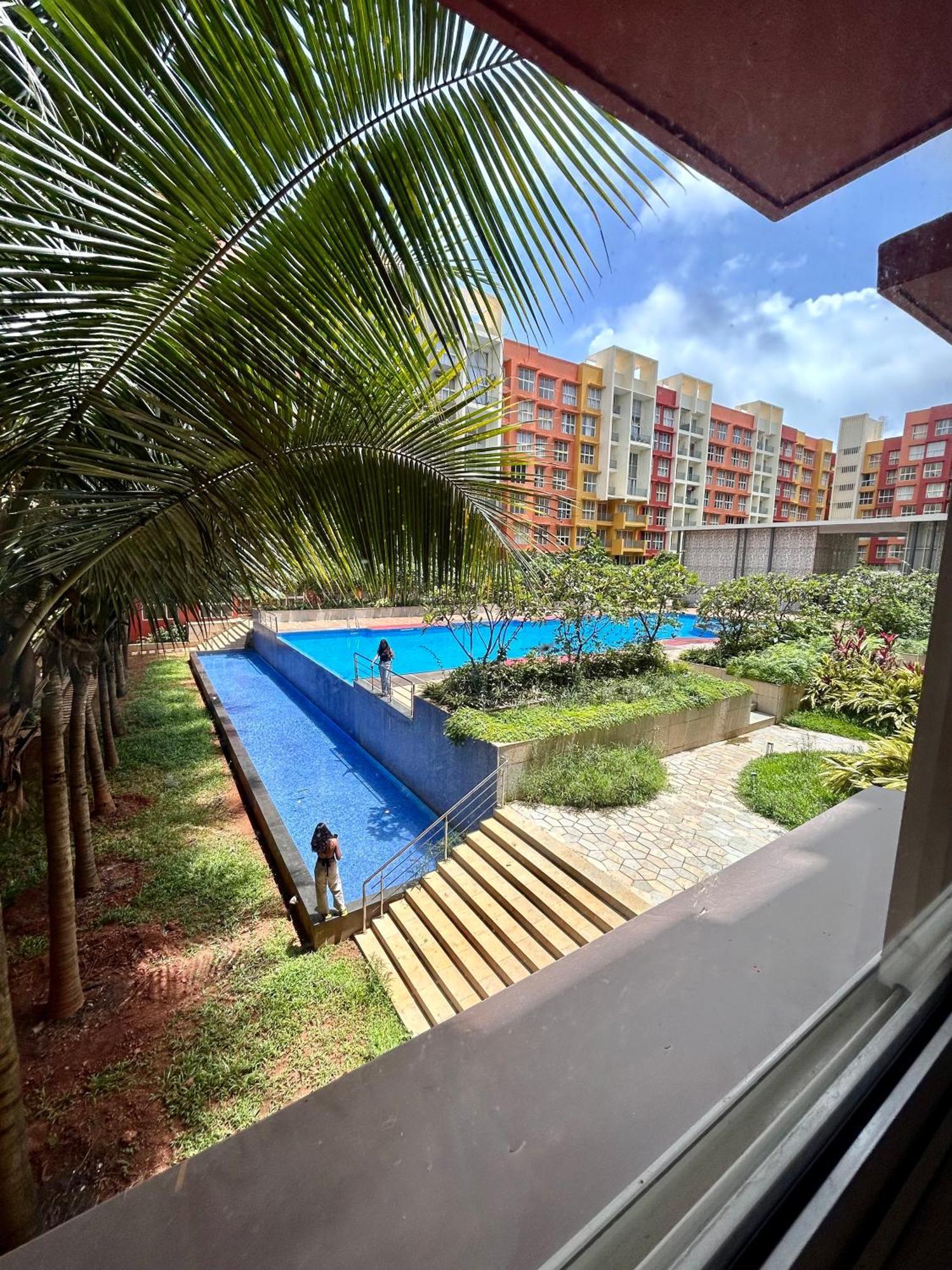 Pool And Garden View Good Stay Premium 2 Bhk Flat 104 Dabolim Luaran gambar